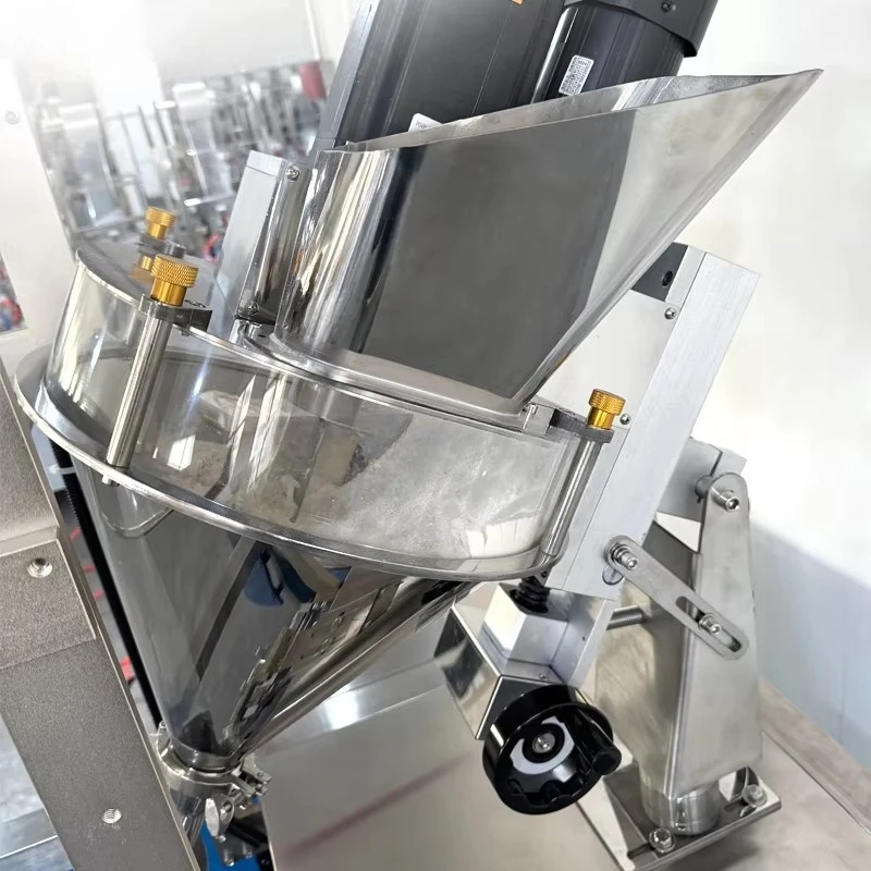 For Beverages Foods Clamp Pull Plastic Paper Pouches PLC Wholesale Automatic Vertical Powder Spice Coffee Packaging Machine