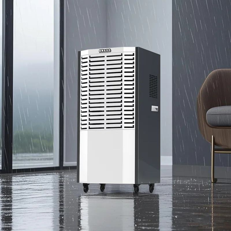 138L/D Industrial Dehumidifier Basement Moisture Storage Room Small Workshop Pool Warehouse air Dehumidifier Dehumidifier view 4