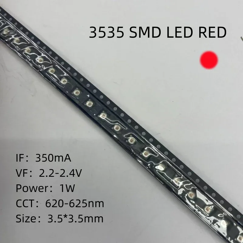 

3535 RED 1-3W ceramic light bead 3535 CREE high power strong light LED light emitting