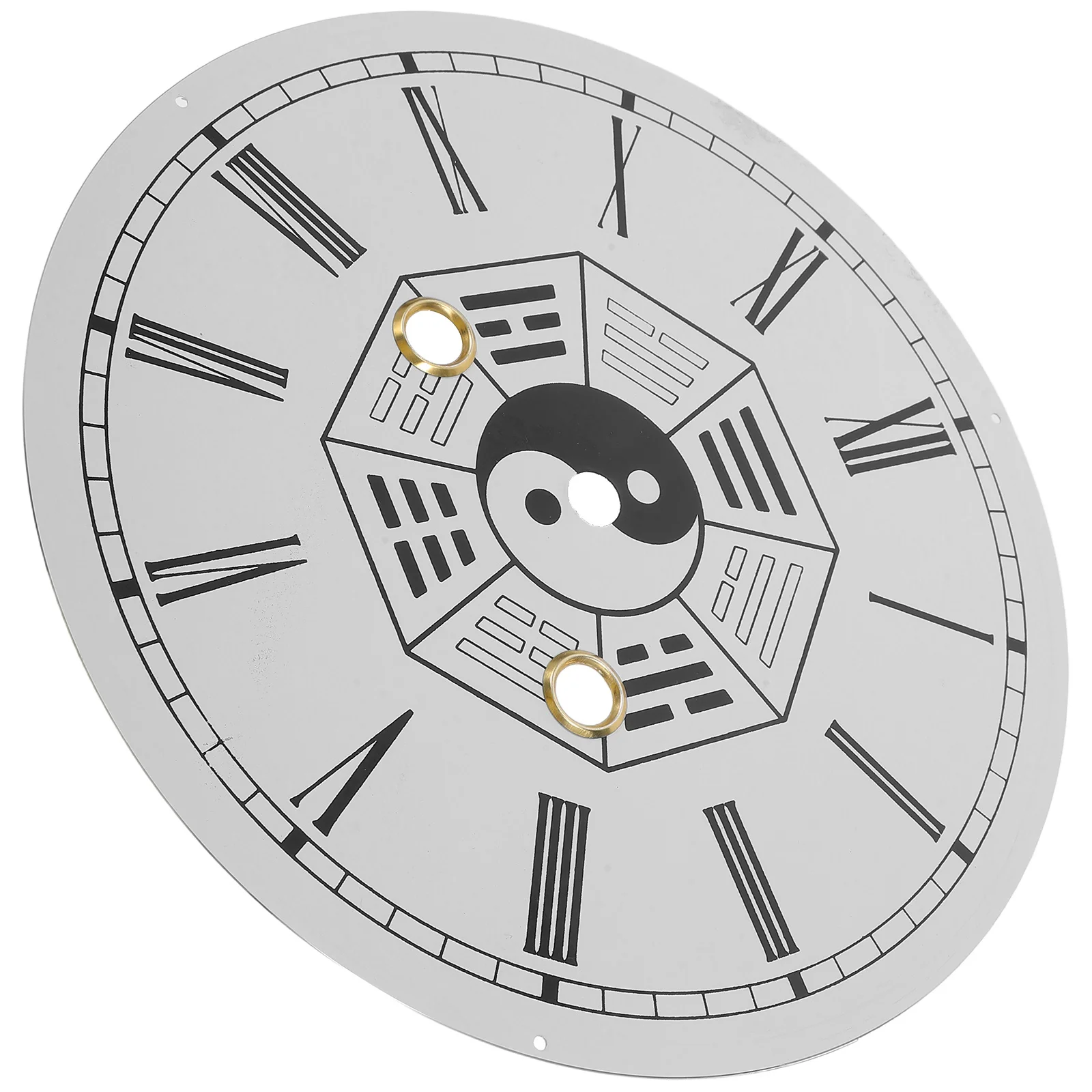

Clock Dial Face Inch 21 Cm Roman Numeral Replacement Part DIY Wall Clock Plate Chinese Bagua Feng Shui Decor Accessory