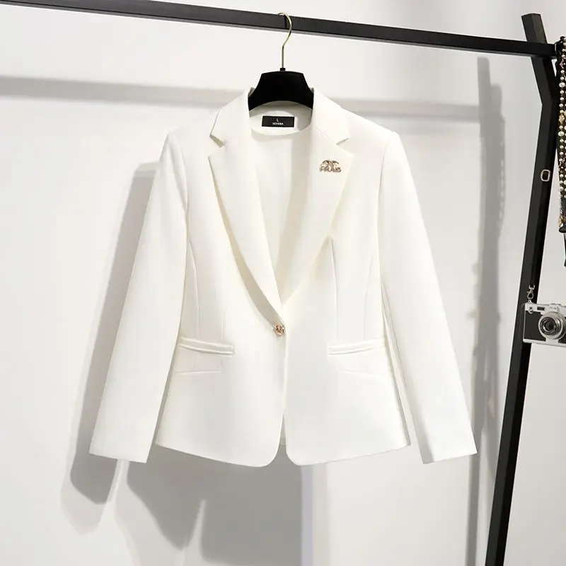 

Bla ort Casual Lightweight Spring Autumn Women's Jaet 2024 New Sle Cact Size High-End Feel Summer Thin