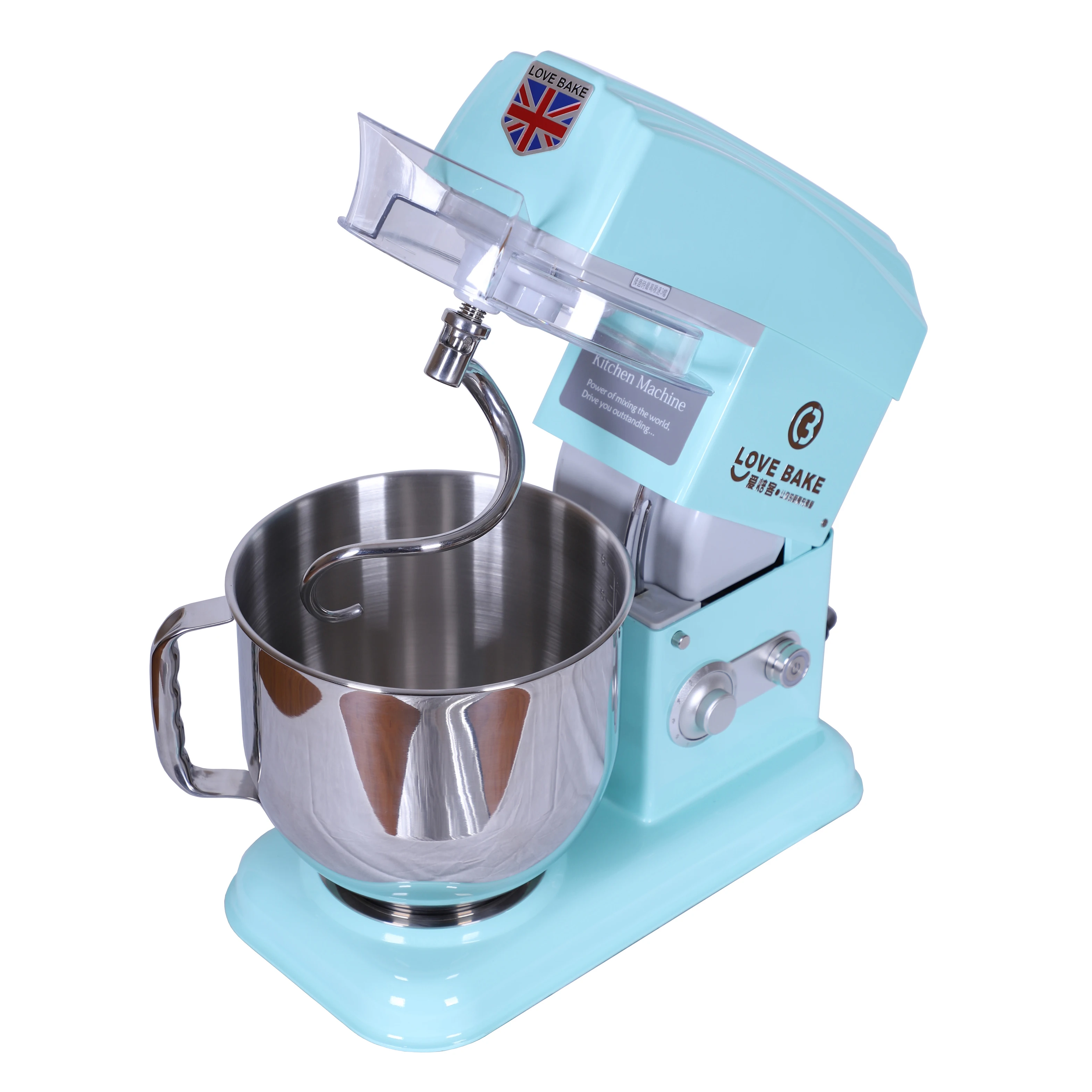 

home baking equipment 7L 600W multifunctional professional stand mixer for 2.5kg cake dough