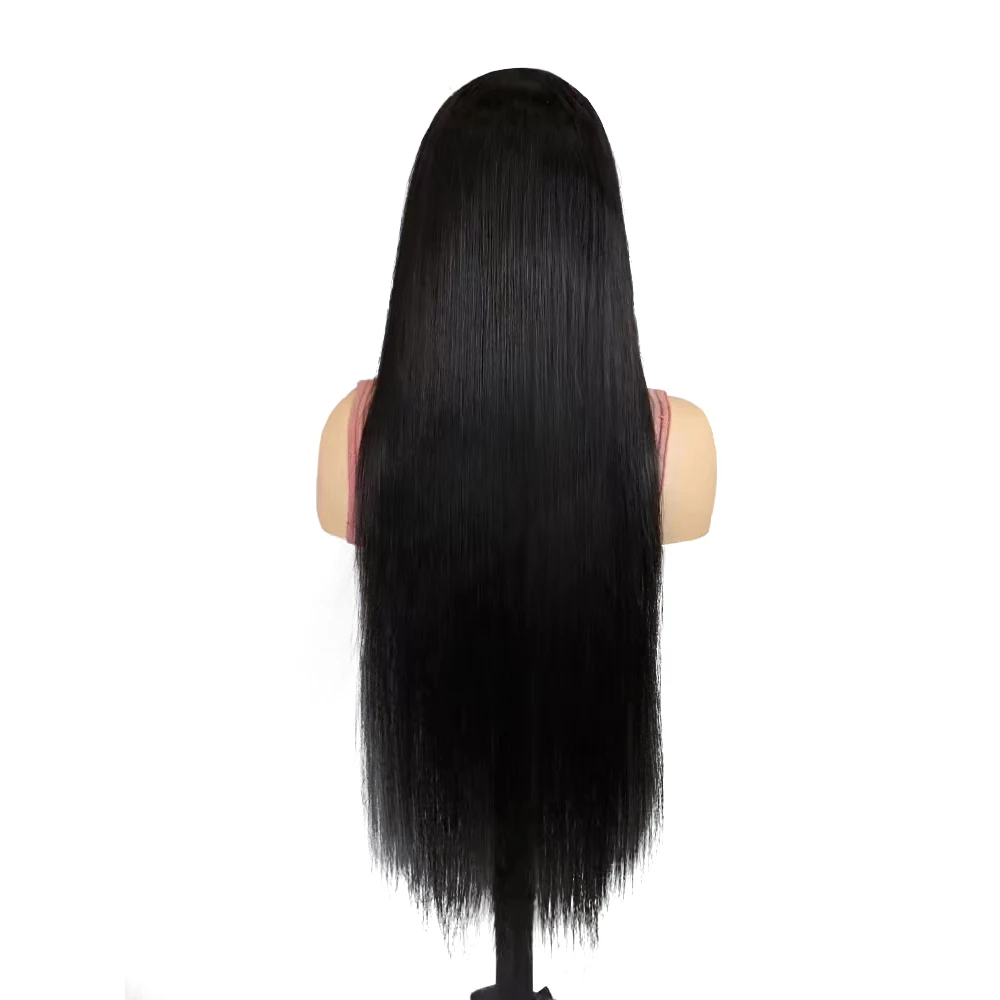 200 Density Bone Straight Lace Front Wig Glueless HD Transparent Brazilian Human Hair Wigs for Black Women 13x4 Lace Frontal Wig