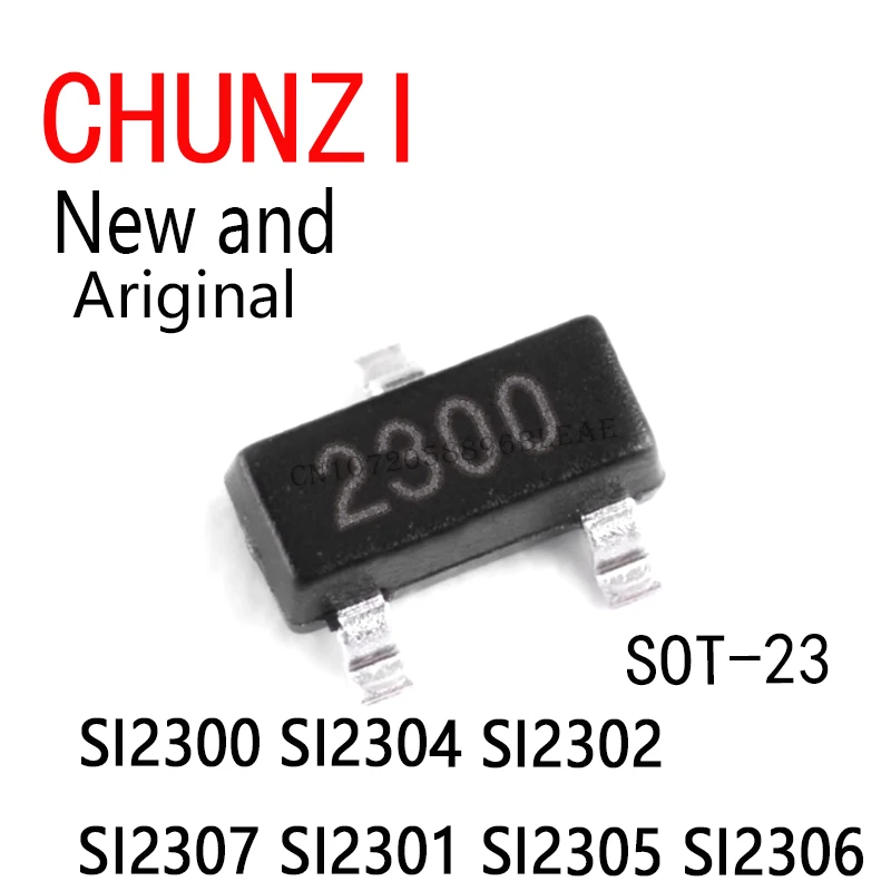 50PCS New and Original Enhancement Mode Field-Effect Transistor SOT-23 SI2300 SI2304 SI2302 SI2307 SI2301 SI2305 SI2306
