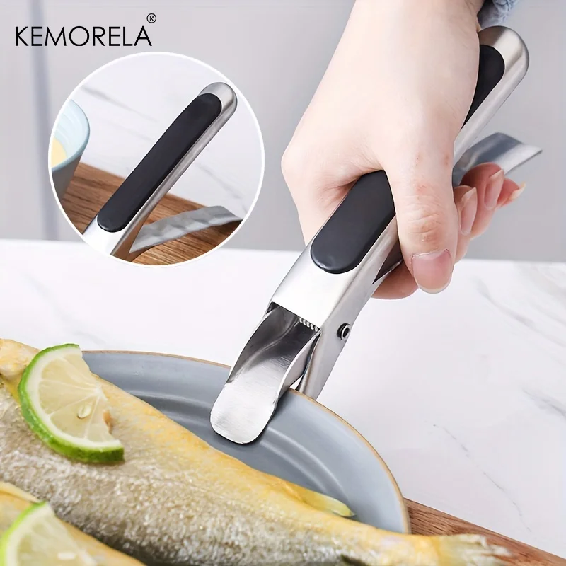 1/2PCS Stainless Steel Gripper Clip Anti-Scald Kitchen Tool for Lifting Hot Bowls Plates & Cookware for Microwave Air Fryer Oven