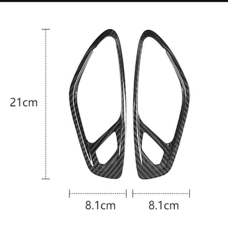 Carbon Fiber For Camaro Car Door Inner Handle Frame Trim for Chevrolet Camaro 2016-2023 Real Hard Carbon Fiber Car Accessories