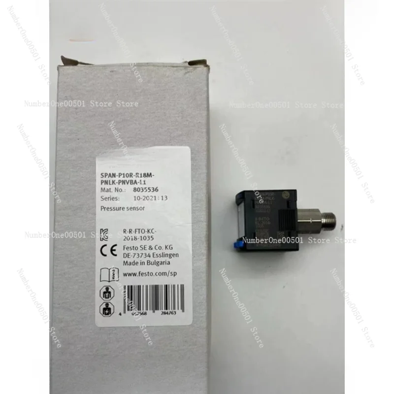 

Festo Pressure Sensor SPAN-P10R-GR18M-PNLK-PNVBA-L1 8035533 8035536