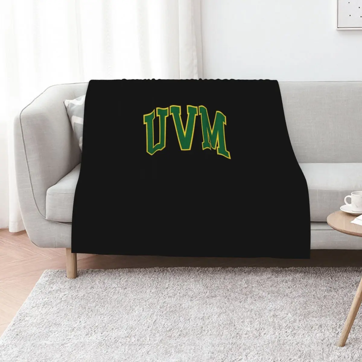 

University of Vermont - UVM - Catamounts Throw Blanket Weighted Hairys Bed Thin Blankets