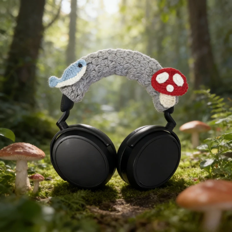 

Head Mounted Headphone Crossbeam Protective Cover for Sony XM4 XM5 Can Be Customized with Hand Woven Crossbeam Protective Cover