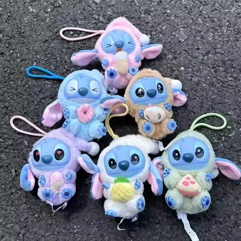 جديد ديزني غرزة صندوق أعمى يأكل بعض شيء قبل النوم سلسلة أفخم لينة محشوة Kawaii لعبة قلادة دمية الاطفال هدية الكريسماس