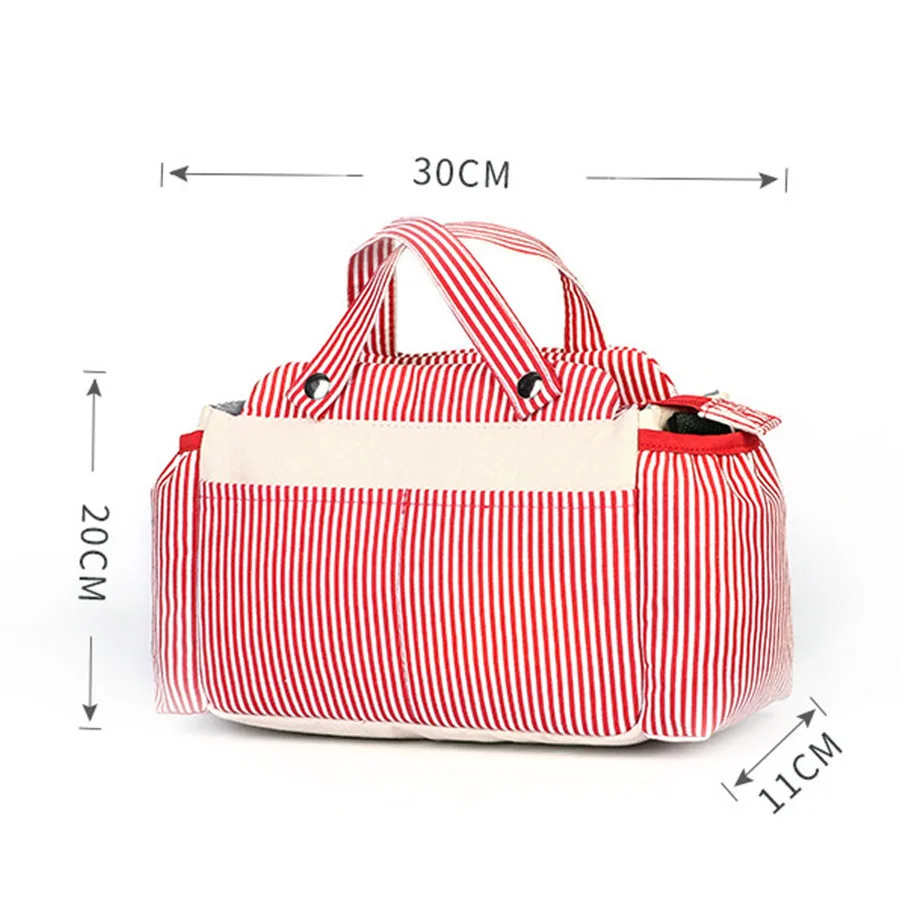 Bolsa de pañales de gran capacidad para mamá, bolsa de viaje multifuncional para maternidad, bolsas para cochecito de bebé, Organizador