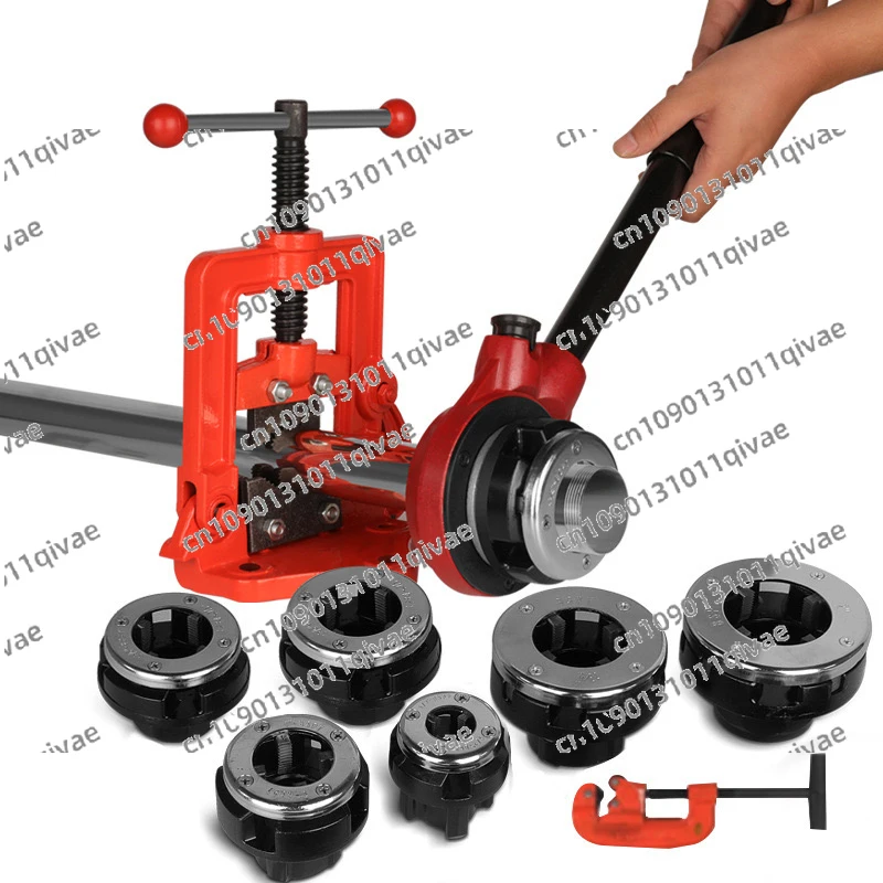 

Ручной и удобный резьбонарезной станок, развертка для винтовой резьбы, инструмент для нарезания резьбы из оцинкованных труб и железных труб