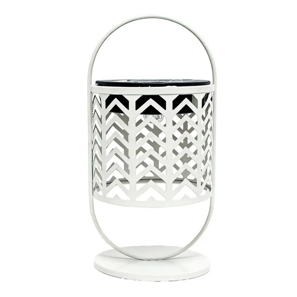 

Solar Hanging Lantern Birdcage shape Waterproof Outdoor Garden Decor Hollow Easy Hanging Landscape Lighting for Patio Yard