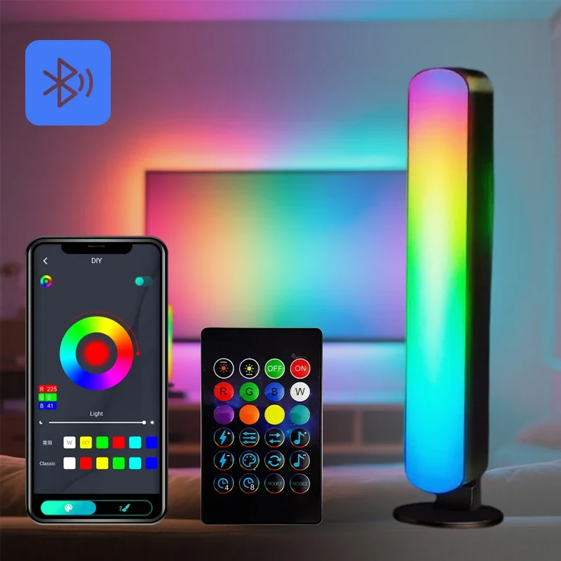 RGB Color Atmosphere Light Bluetooth Connection USB Power Supply Christmas Decoration desktop RGB Infrared Remote Control
