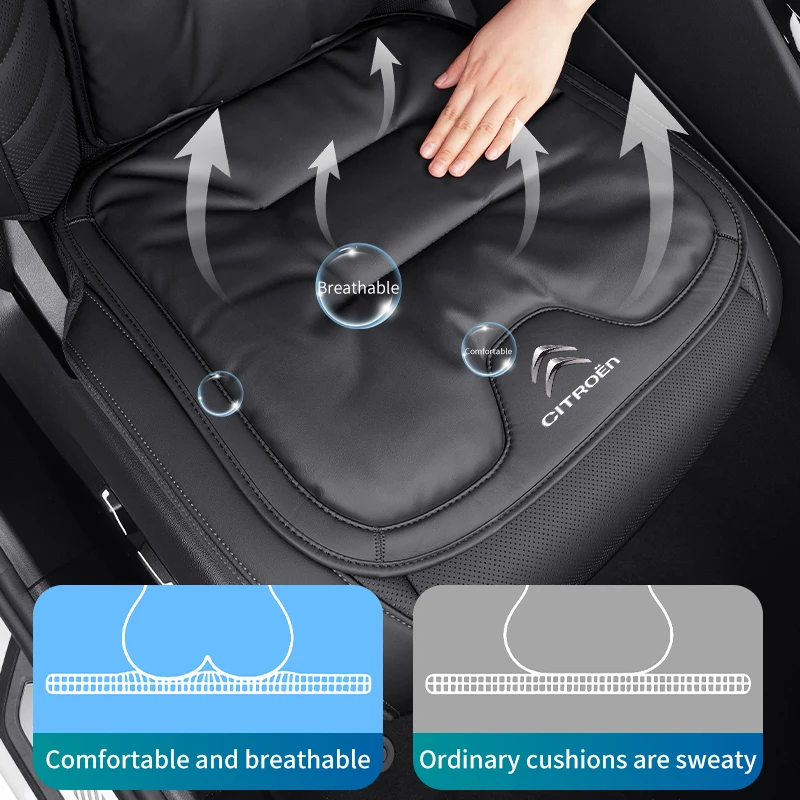 Car Front Rear Seat Cover Velour Leather Cushion Backrest Protective Mat For Citroen C4 C3 C5 C2 Berlingo Celysee Cactus Picasso