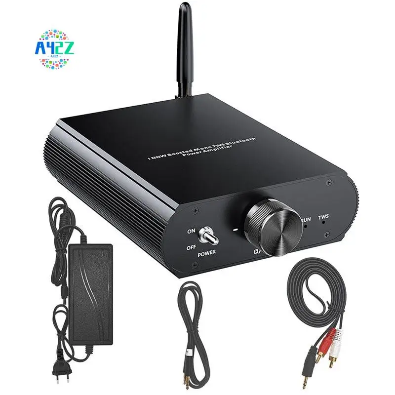 A42Z-YS-T100W TPA3116 Bluetooth 5.3 Mono Power Amplifier, 12-24V Boost Mini Audio 100W Amplifier Support APP Control