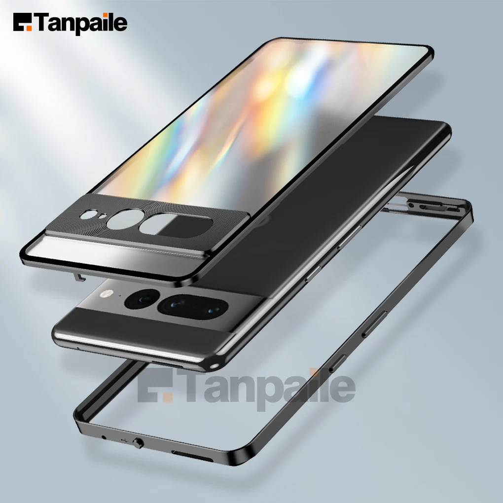 

Luxury Ultra-Thin Aluminum Alloy Metal Bumper Case for Google Pixel 7 Pro 7a 8 Pixel7 Pixel8 8a Case Lock Magnet Cover