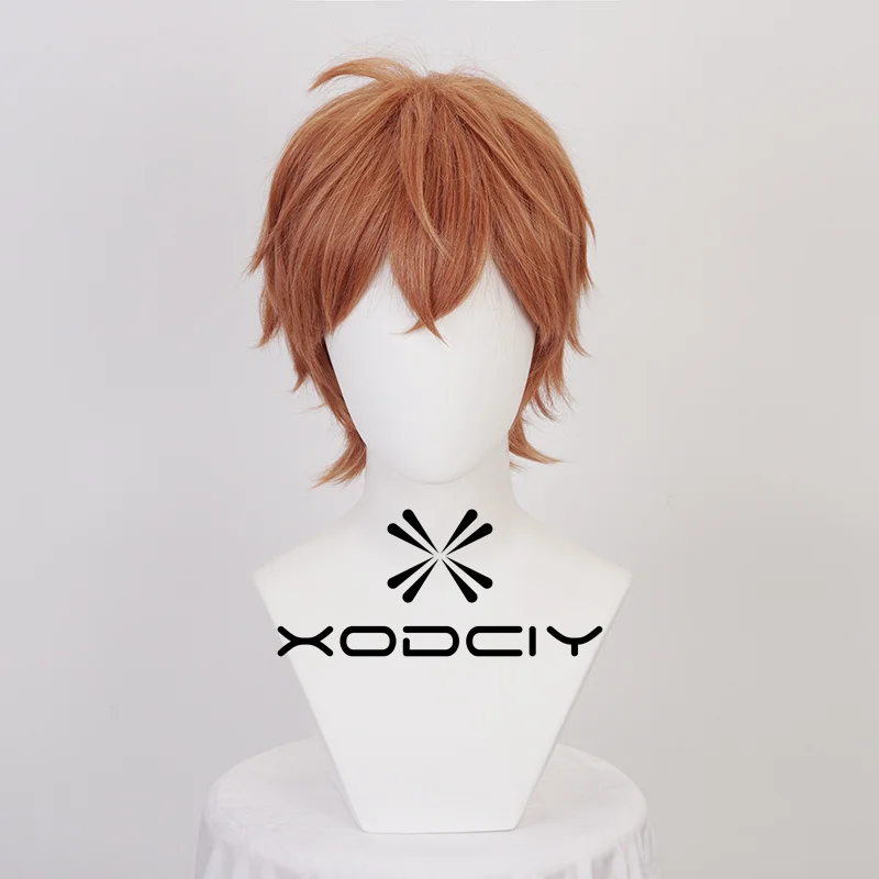 Satou mafuyu 가발 짧은 애니메이션 합성 코스프레 가발 내열성 섬유 머리 무료 가발 모자 포함