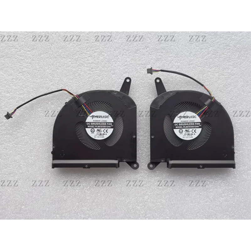 ZZ For Gigabyte Aero 15 OLED RP75XA RP77X PLB07010S12H CPU GPU Cooling Fan DC12V