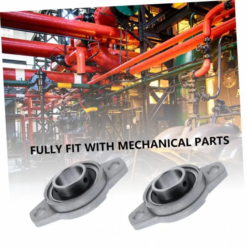 1~3pcs Zinc Alloy Diameter 8/10/12/15/17mm Bore Ball Bearing Pillow Block Mounted Support FL000 FL001 FL002 FL003 FL08 - view 4