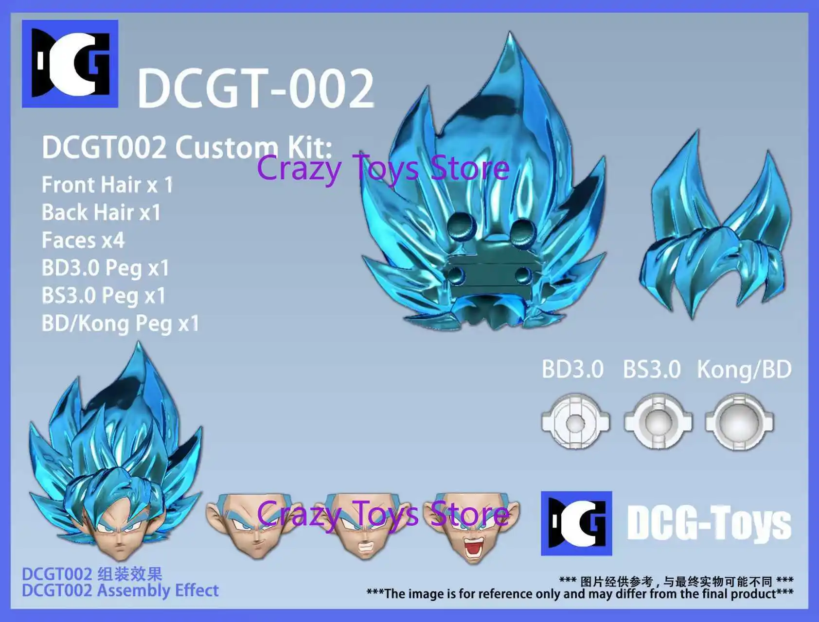 

В наличии оригинальный DCGT Studio DCGT001-DCGT-011 Dragon Ball Z Super Saiyan God Ultra Instinct Vegito Head аксессуар аниме действие