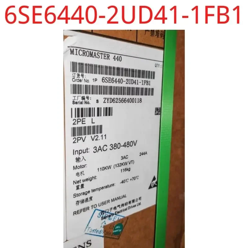 New In Box 6SE6440-2UD41-1FB1 Inverter 6SE6 440-2UD41-1FB1 Fast Shipping