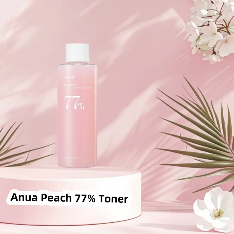 Anua Peach 77% Niacin Essence Toner 250ml Brightening Toner Niacinamide, Panthenol, Ceramide, Glass Skin, Korean Skin Care