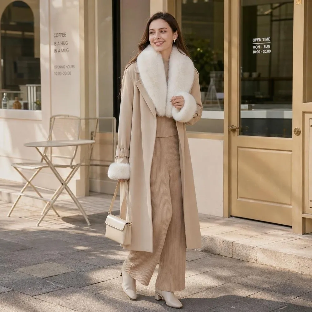 warm-texture-faux-fur-scarf-shawl-soft-touch-detachable-collar-cuffs-set-lightweight-fluffy-neck-warmer-wedding-banquet