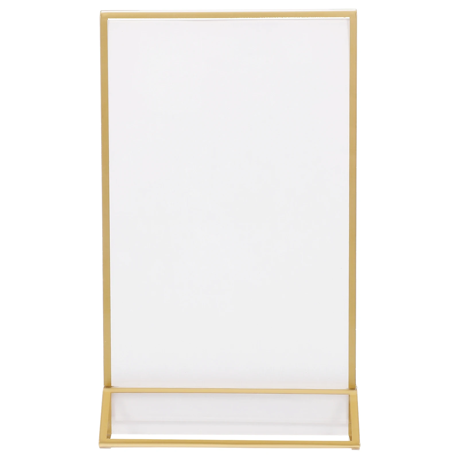 

Acrylic Sign Holder Wedding Display Stand Clear Plates Menu Frame for Office Restaurant Decor Table Number Frames