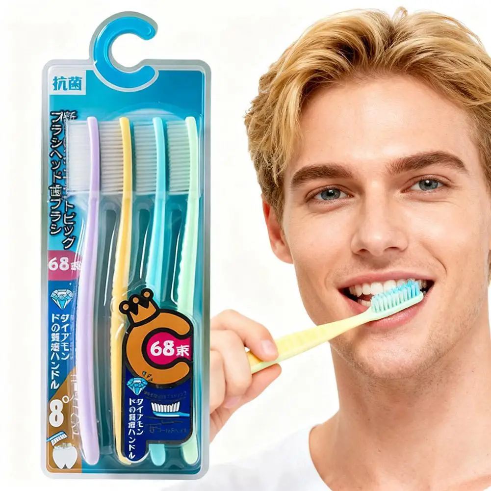 

4pcs/set Dental Orthodontic Cleaning Kit Toothbrush Orthodontic Dental Cleaning Kit Travel Dental Kit Interdental Brush