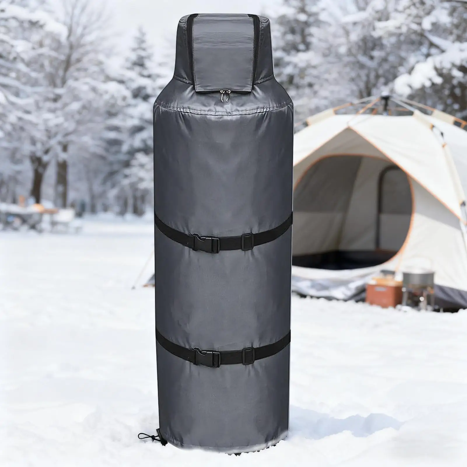 

Winter Propane Tank Cover 100lb Gas Can Insulated Protection Dustproof Propane Tank Cover For Outdoor Camping Barbecue Industry