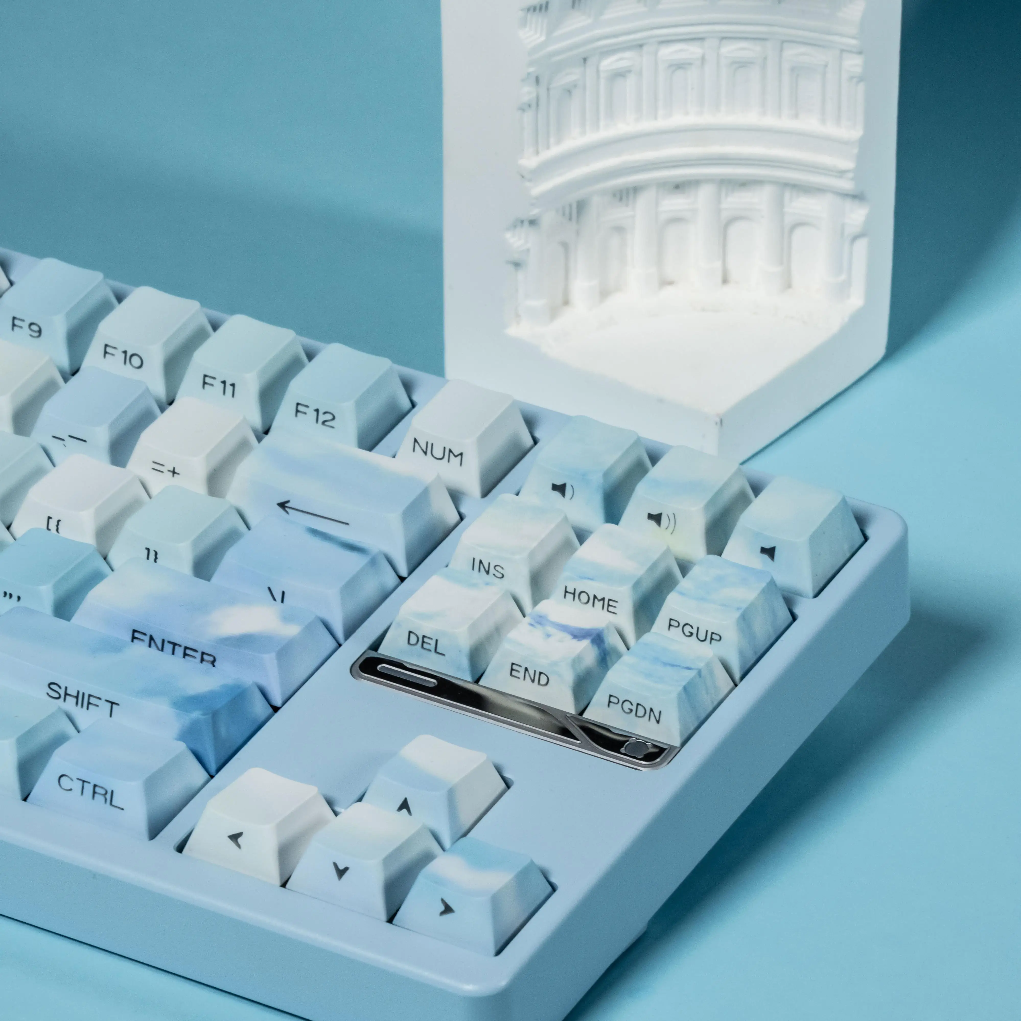 

Колпачки для клавиш Cherry Pbt с боковой гравировкой, полупрозрачные водяные рябь, 120 клавиш для механической клавиатуры Aula, индивидуальные колпачки для клавиш Alice