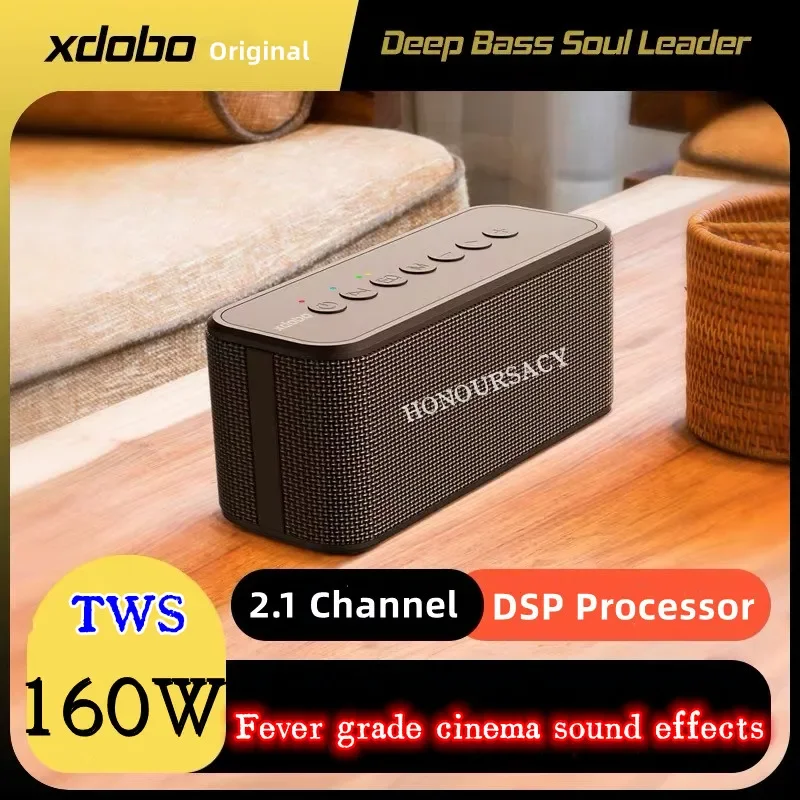 

XDOBO X8 PLUS Wireless Outdoor Home Theater Subwoofer Bluetooth Speaker 10400MAH Portable Pillar Stereo Surround Boombox