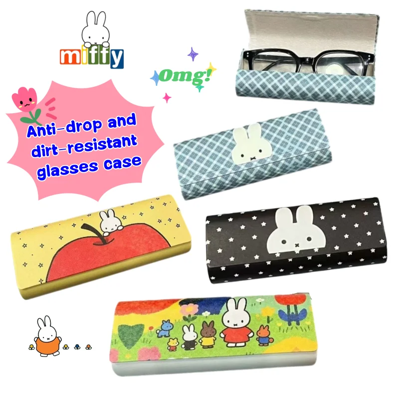 New New Miffy Rabbit Glasses Case Magnetic Absorption Creative Distinctive Portable Drop-resistant Dirty-resistant Sunglasses Case - Aliexpress Deal