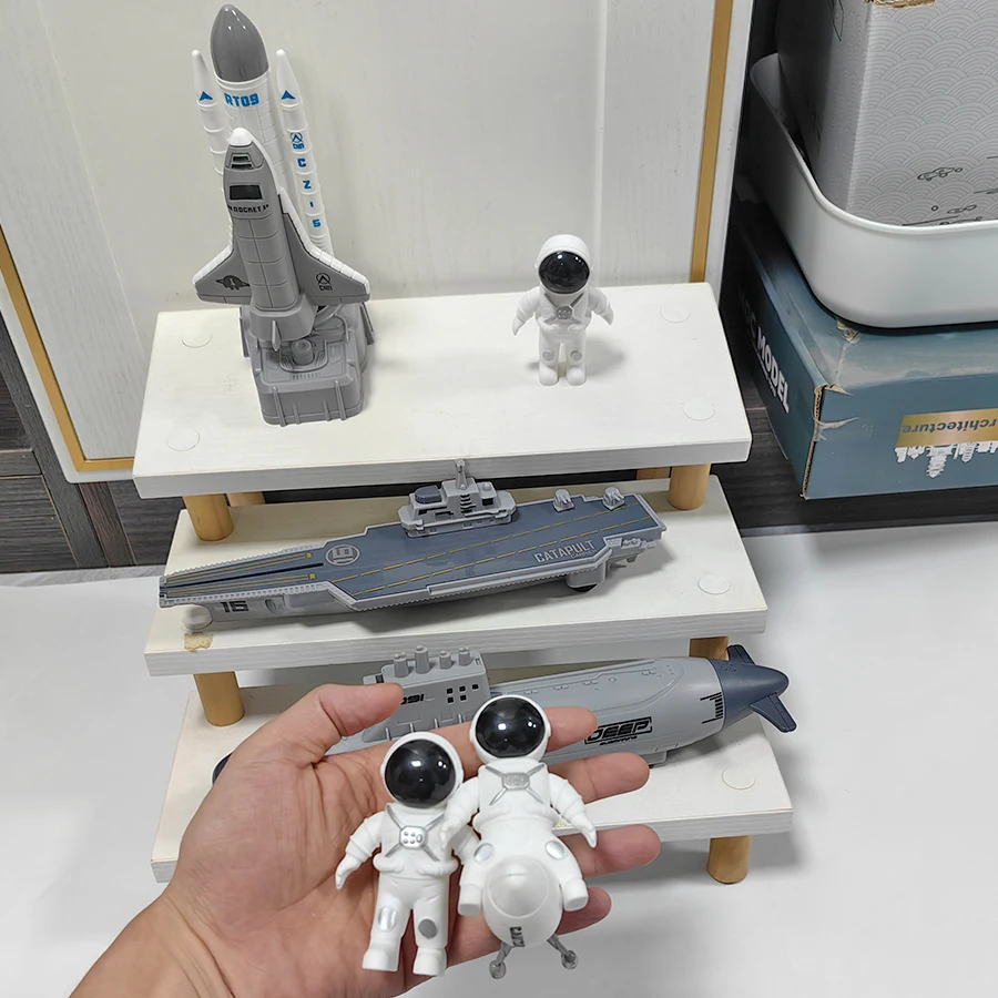 حاملة الطائرات، الطراد، نموذج الغواصة النووية، نموذج مركبة فضائية لرواد الفضاء للأطفال، نموذج لوحة إطلاق صاروخ الفضاء #4