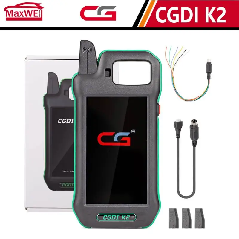 2026 CGDI K2 Remote Key Programmer Remote Generator With 3 pcs CGDI C4648 Super Chips Support 96Bit ID48 Copy Newly Add BMW BDC3