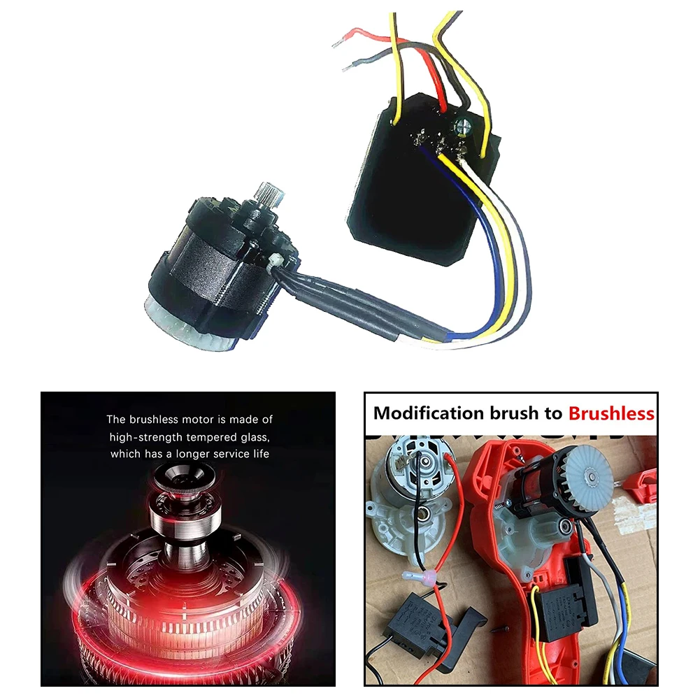 DIY Conversion Brushless Motor DIY Projects Brushless Motor For Chainsaw Brushless Motor Improved Longevity Performance Boost