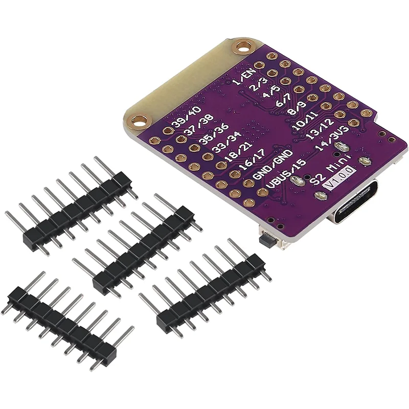 1-10 قطعة ESP32 S2 Mini V1.0.0 - LOLIN WIFI IOT على لوحة ESP32-S2FN4R2 ESP32-S2 4MB FLASH 2MB PSRAM MicroPython متوافق