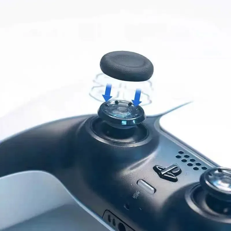 PS5/PS4 Controller Silicone Thumb Grip Caps, Anti-Slip Joystick Cover, Non-Skid Analog Stick Protector, Replacement Accessories view 4