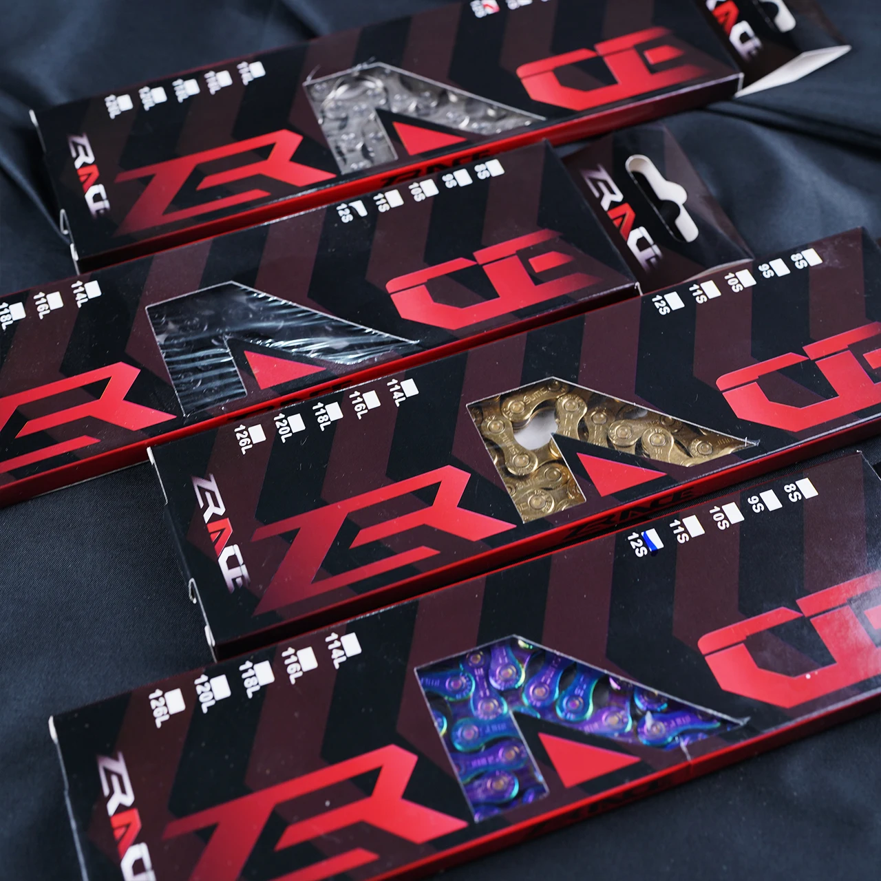 ZRACE 12 سرعة MTB دراجة هوائية جبلية على الطرق، 114/120/126 لتر، تشبه النيون، فضي، أسود، ذهبي