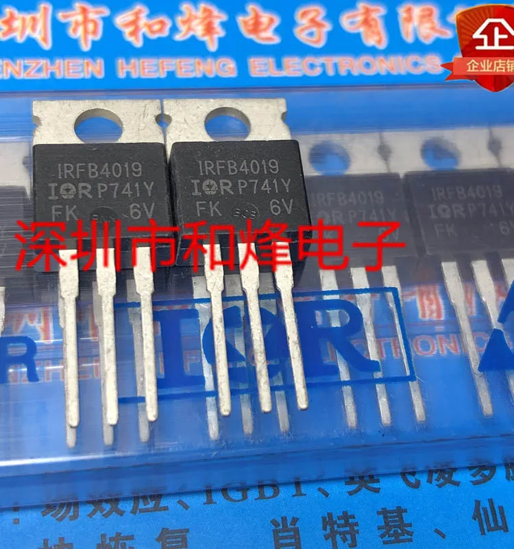 

20PCS/LOT IRFB4019 TO-220 150V 17A Datasheet - Electronic Component for Professional Use