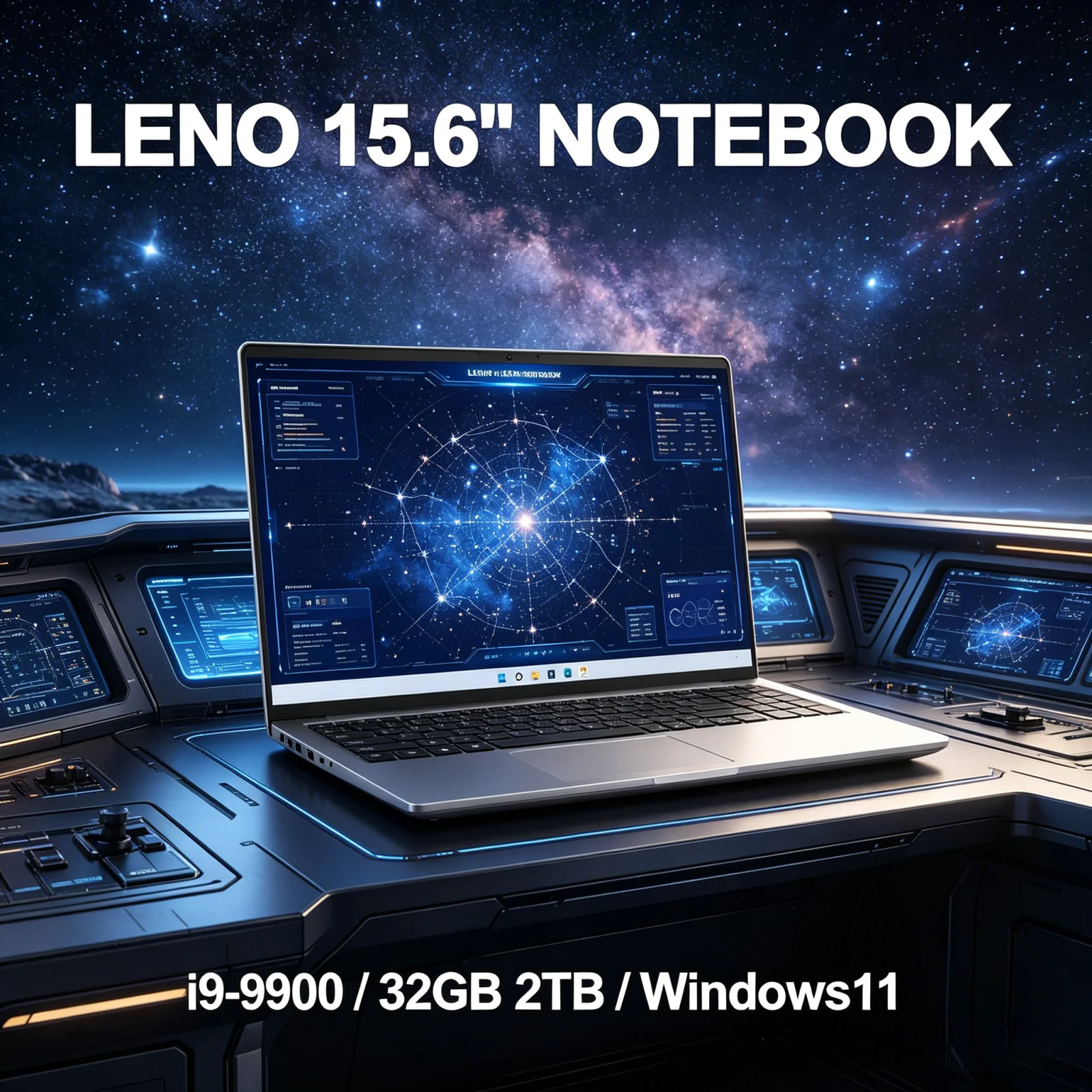 

LENO HOT 15.6" HD Display Notebook Windows 11 Core i9 9900 32GB RAM 1TB/2TB Ultra Slim Gaming Office Computer