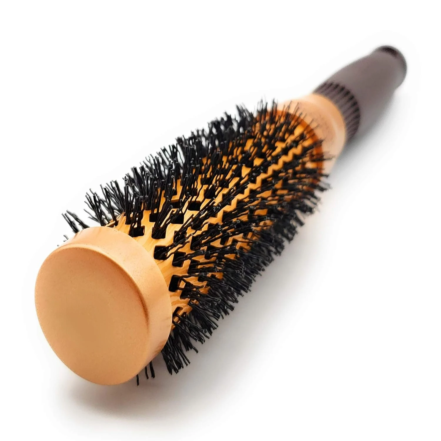 Superior Copper Ceramic Hair Brush with Ionic Technology - 1.5 Inch Model #9025