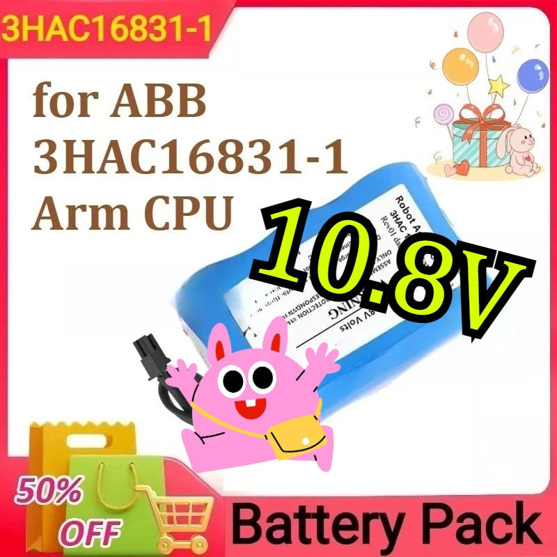 

Battery for ABB 3HAC16831-1 10.8V Robot Arm CPU Non-rechargeable Lithium Battery Pack