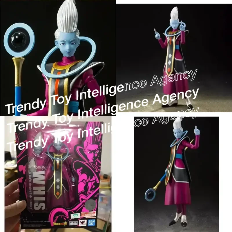 Figura de Acción de Anime Dragon Ball Super Whis de Bandai SH Figuarts SHF, Modelo de PVC, Juguete Coleccionable, Regalo, en Stock