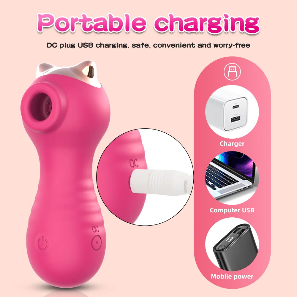 البظر مصاصة هزاز للنساء كيتي مص البظر الفم محفز فراغ مص الإناث الاستمناء الجنس متجر الكبار لعبة الجنس