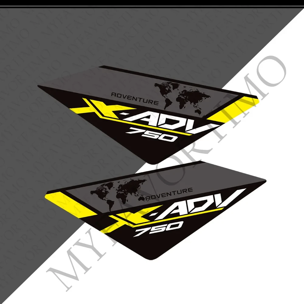 

2021 - 2024 Motorcycle Stickers Decals Protector Tank Pad Kit Knee Wheels Body Fender Shell For Honda X-ADV XADV X ADV 750