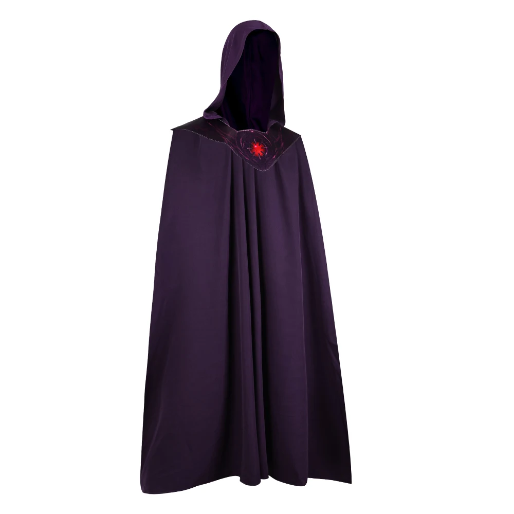 Cape de Sorcier Violette à Capuche – Médaillon Lumineux – photo 4