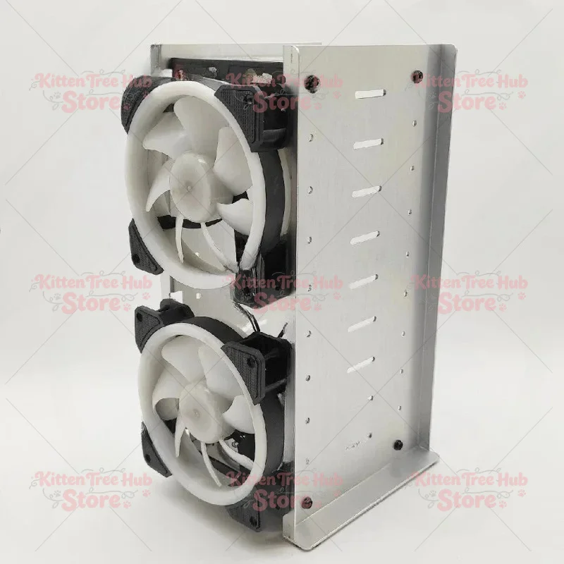 Cage Box Superimposed All-Aluminum Alloy 12cm Fan