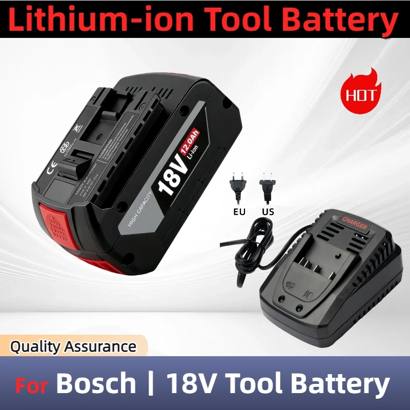 

for Bosch 18V battery, 10.0Ah/12.0Ah , compatible for Bosch 18V series battery GSR180 GBH180 GSB180✓✓✓